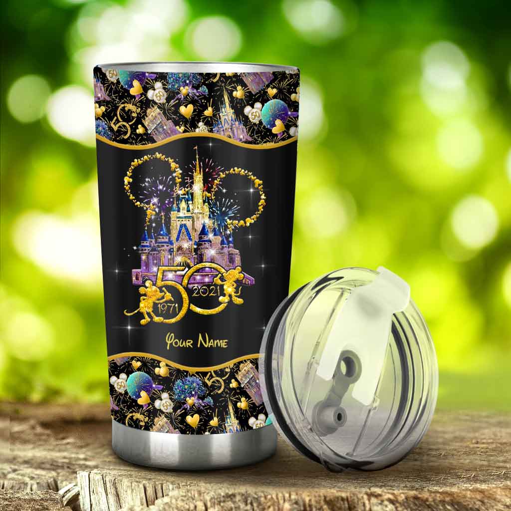 50th Anniversary Magic Kingdom - Personalized Mouse Magic Tumbler