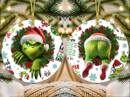 Grinch Breakthrough Holiday - Ceramic Ornament - 03