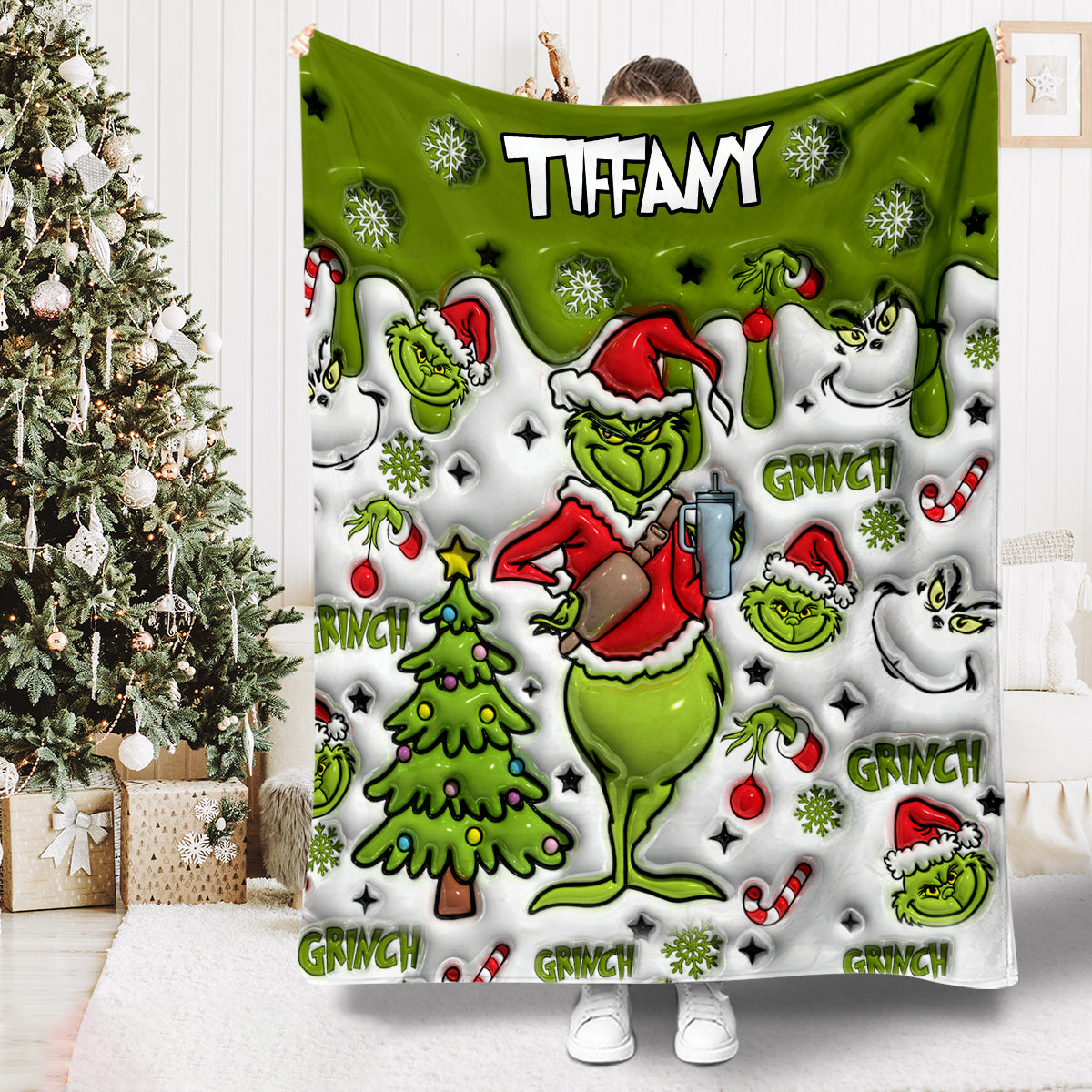 Stole christmas - Personalized Blanket