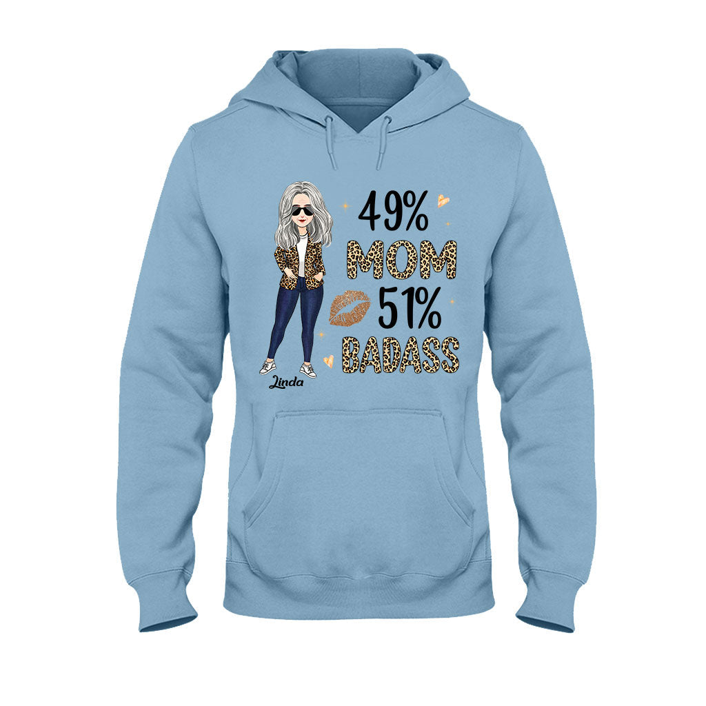 49% Mom 51% Badass - Personalized Mother's Day Mother T-shirt and Hoodie