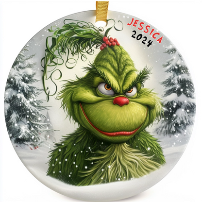 The Grinch’s Holiday Expressions - Personalized Ceramic Ornament