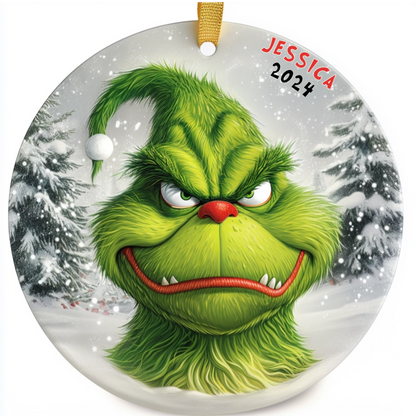 The Grinch’s Holiday Expressions - Personalized Ceramic Ornament