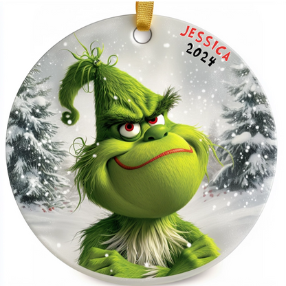 The Grinch’s Holiday Expressions - Personalized Ceramic Ornament