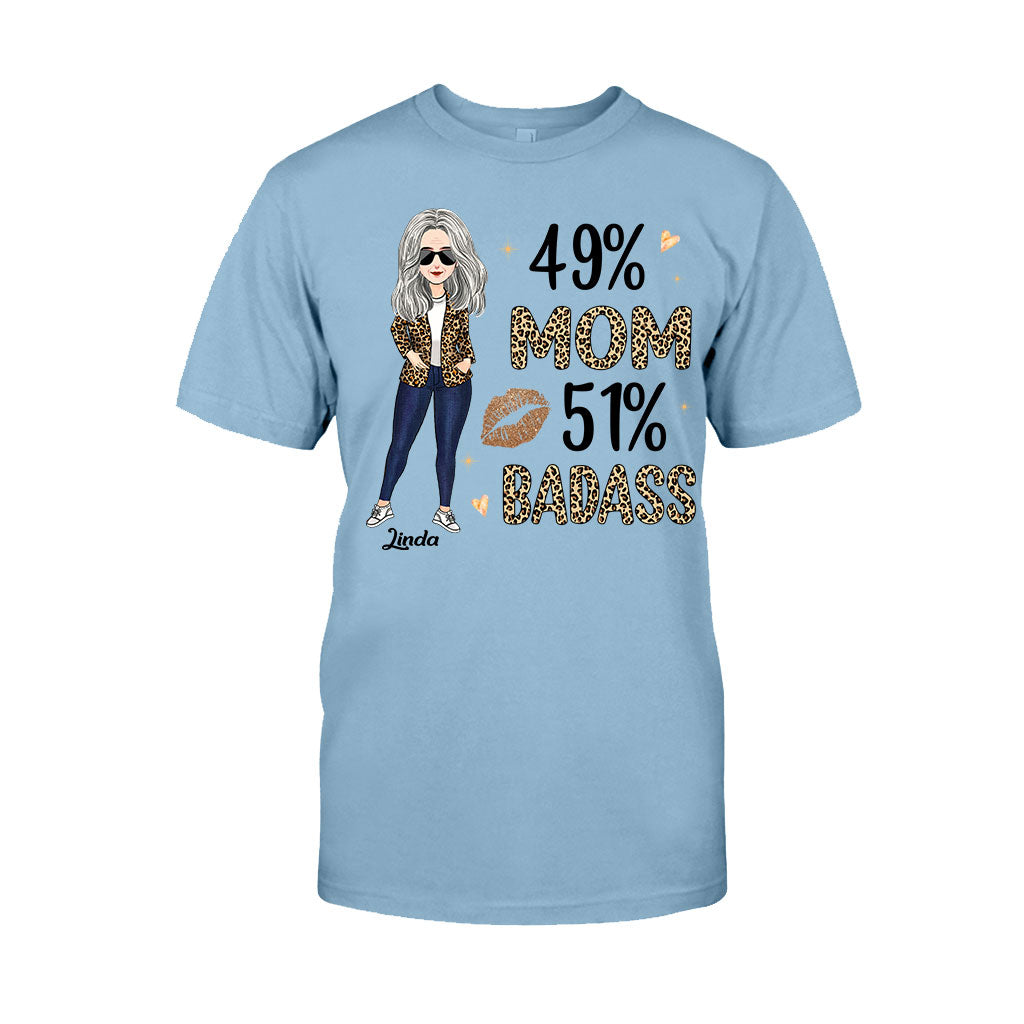 49% Mom 51% Badass - Personalized Mother's Day Mother T-shirt and Hoodie