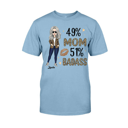 49% Mom 51% Badass - Personalized Mother's Day Mother T-shirt and Hoodie