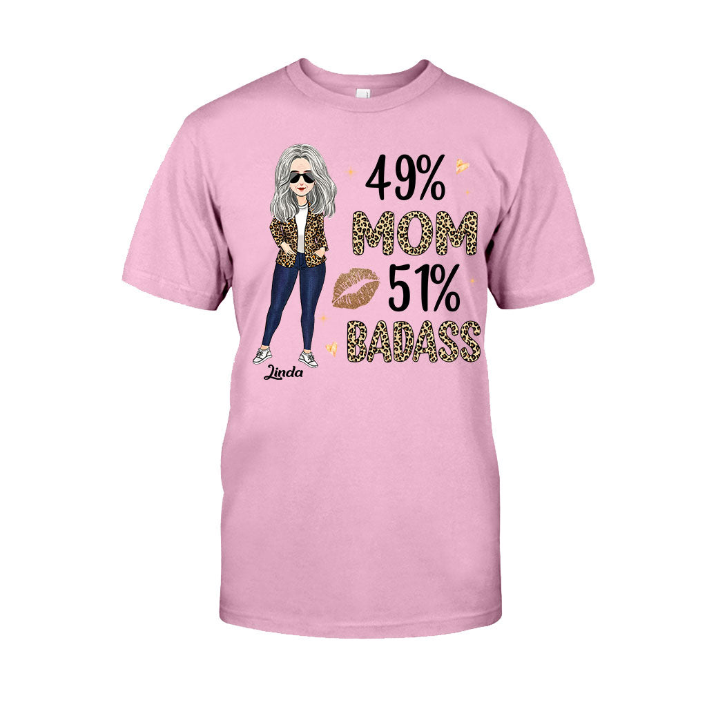 49% Mom 51% Badass - Personalized Mother's Day Mother T-shirt and Hoodie