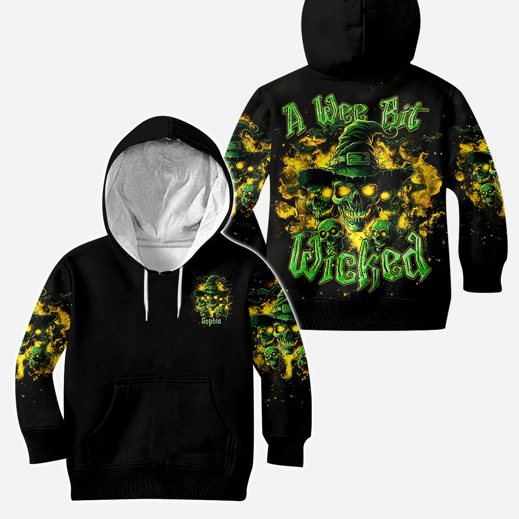 A Wee Bit Wicked - Personalized Skull Hoodie and Leggings