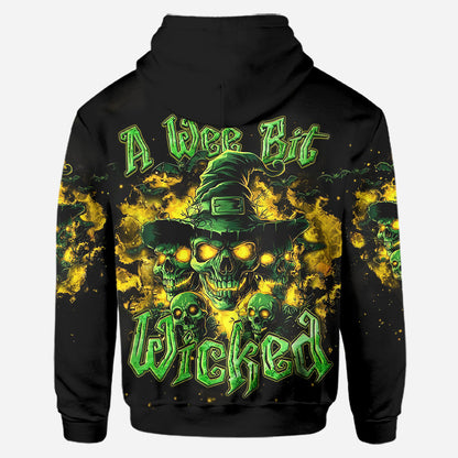 A Wee Bit Wicked - Personalized Skull Hoodie and Leggings