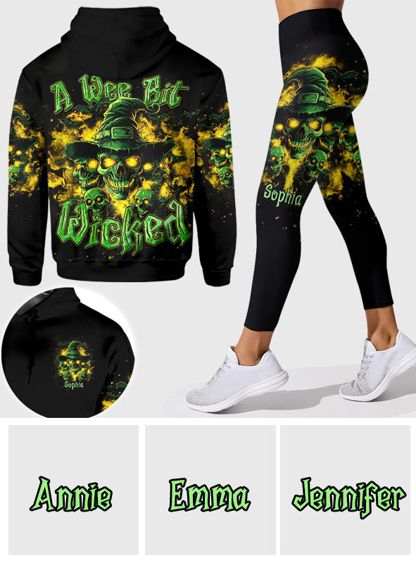 A Wee Bit Wicked - Personalized Skull Hoodie and Leggings