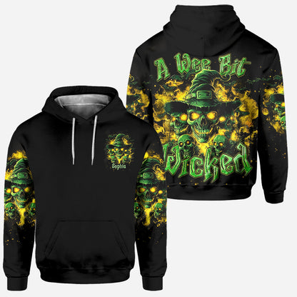 A Wee Bit Wicked - Personalized Skull Hoodie and Leggings