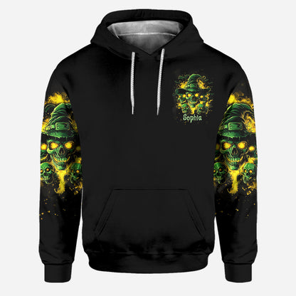 A Wee Bit Wicked - Personalized Skull Hoodie and Leggings