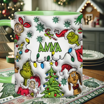 Personalized Accent Mug 2024 Christmas