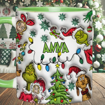 Personalized Accent Mug 2024 Christmas