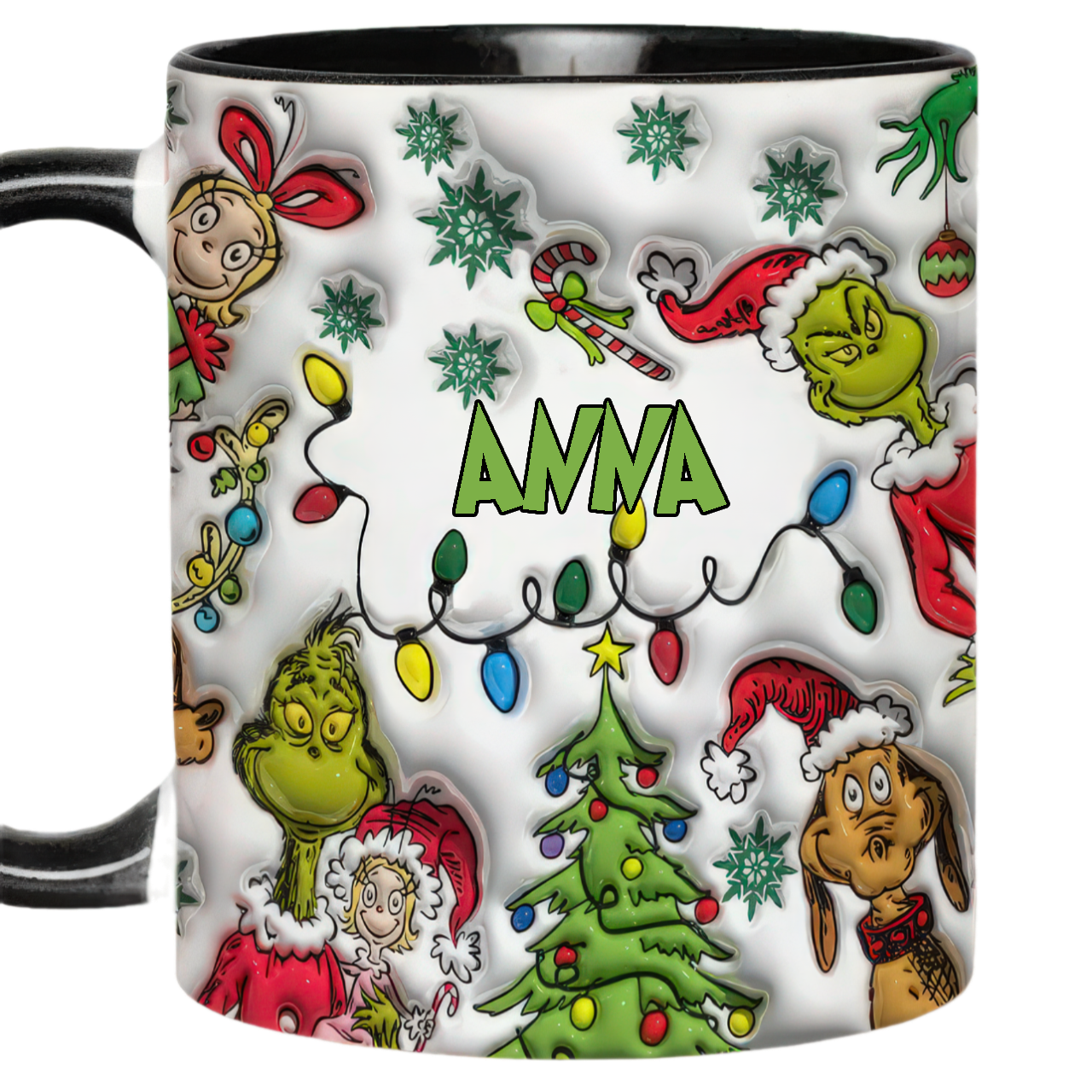 Personalized Accent Mug 2024 Christmas