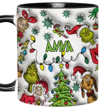 Personalized Accent Mug 2024 Christmas