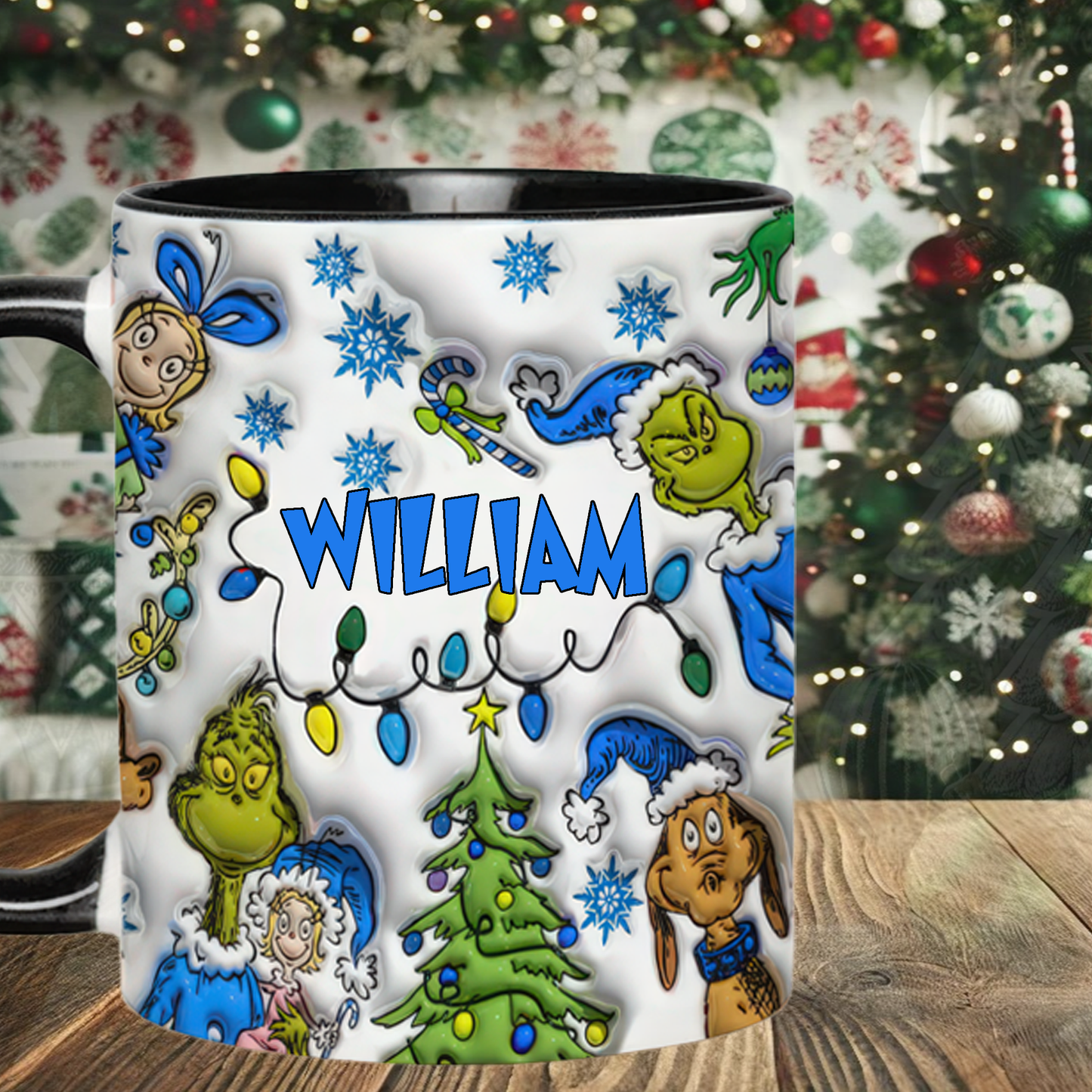 Personalized Accent Mug 2024 Christmas