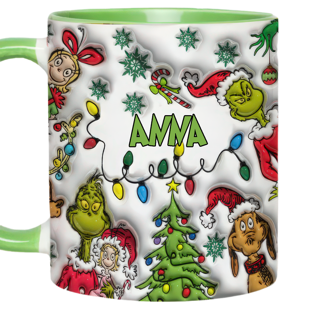 Personalized Accent Mug 2024 Christmas