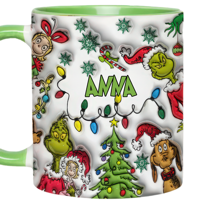 Personalized Accent Mug 2024 Christmas