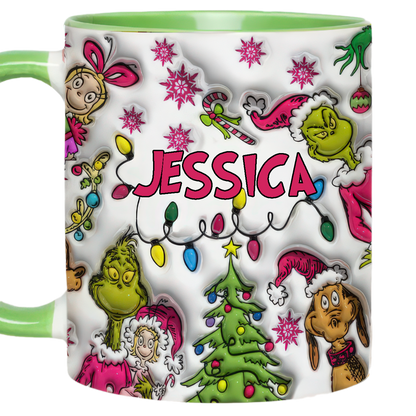 Personalized Accent Mug 2024 Christmas