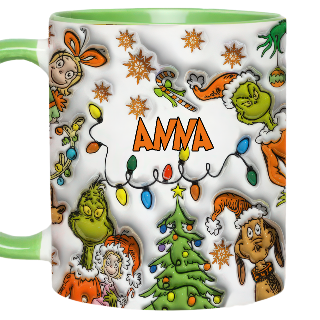 Personalized Accent Mug 2024 Christmas