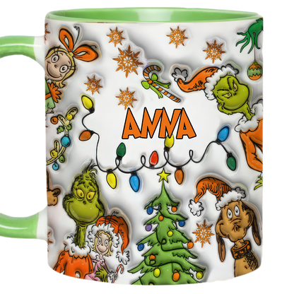 Personalized Accent Mug 2024 Christmas