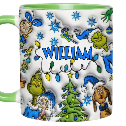 Personalized Accent Mug 2024 Christmas