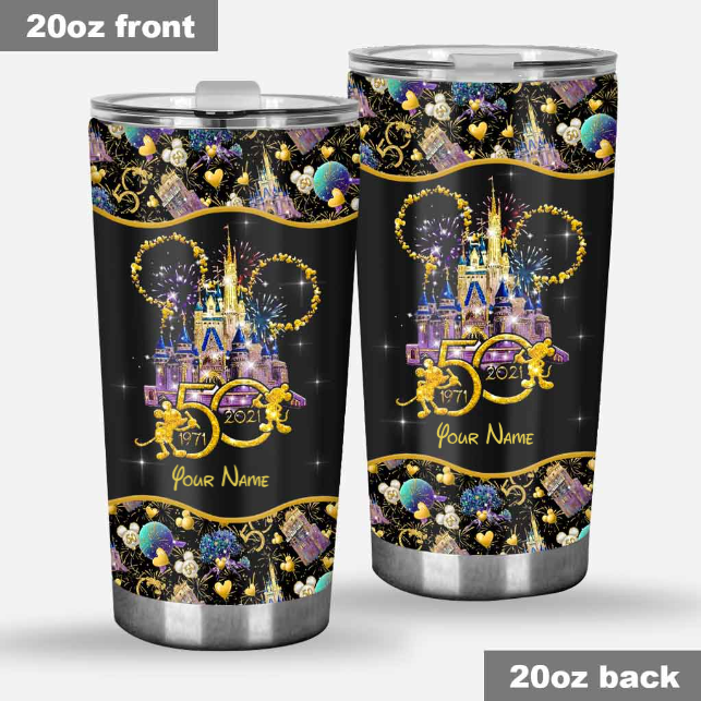 50th Anniversary Magic Kingdom - Personalized Mouse Magic Tumbler